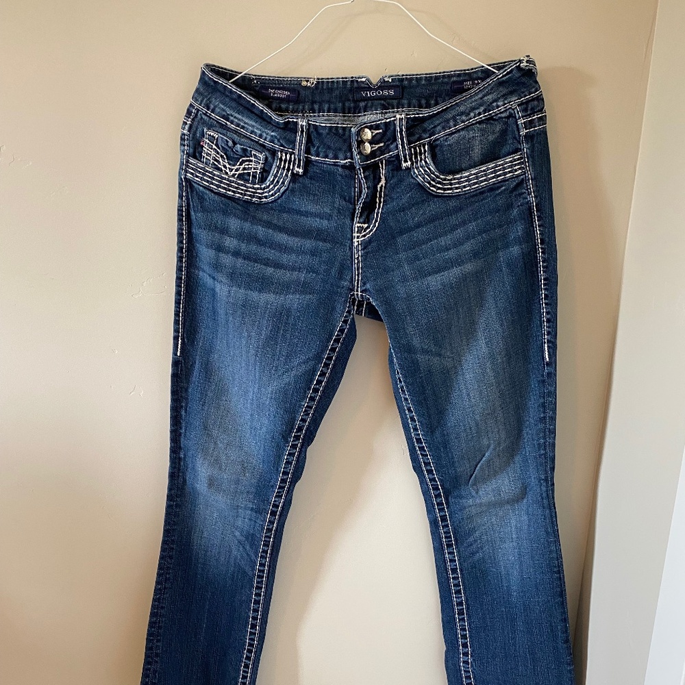Vigoss Jeans The Chelsea Slim Boot Size 9/10 x30